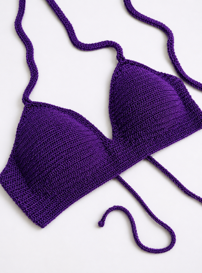 Janel Croptop Purple