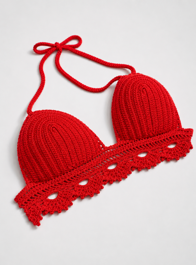 Galit Croptop Neon Red