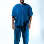 Set Cordoroy Teal Blue