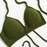 Janel Croptop Olive Green