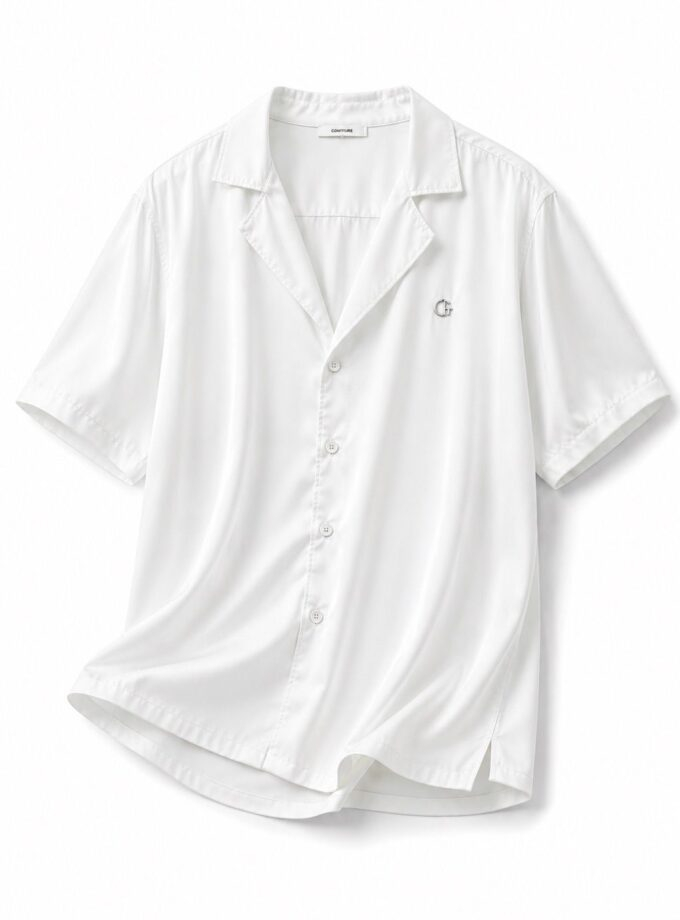 Men’s  Button-Up Shirt White