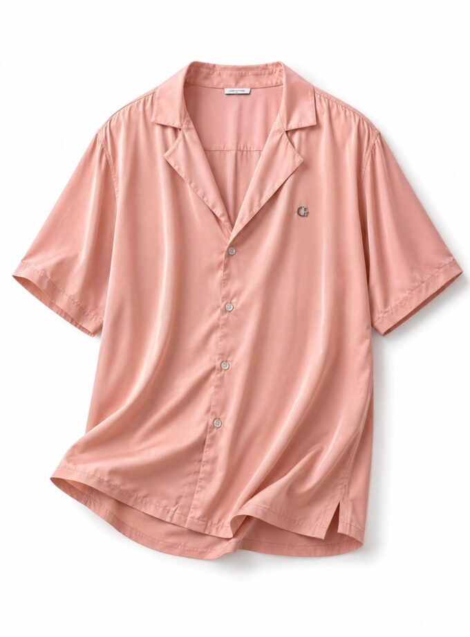 Men’s Button-Up Shirt Pink
