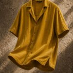 Men’s  Button-Up Shirt Mustard